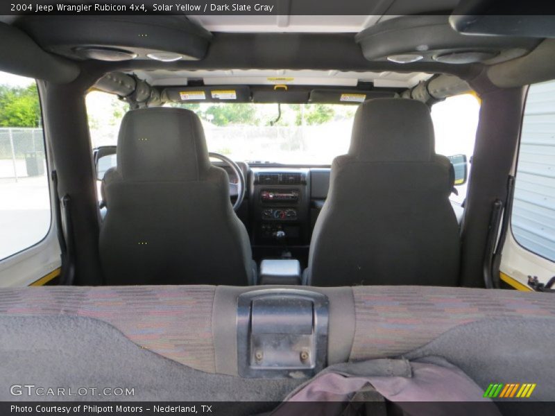 Solar Yellow / Dark Slate Gray 2004 Jeep Wrangler Rubicon 4x4