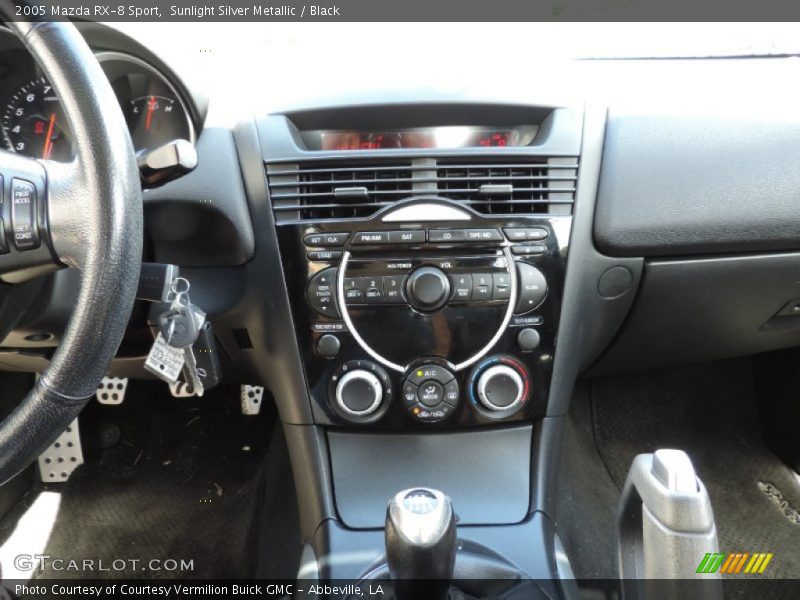 Sunlight Silver Metallic / Black 2005 Mazda RX-8 Sport