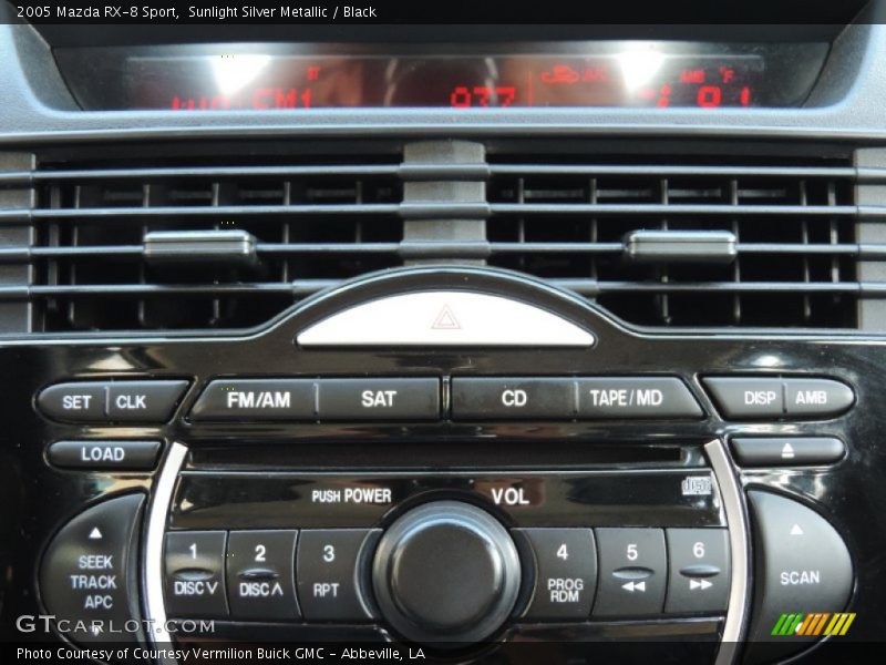 Sunlight Silver Metallic / Black 2005 Mazda RX-8 Sport