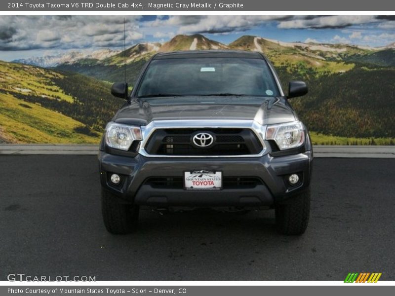 Magnetic Gray Metallic / Graphite 2014 Toyota Tacoma V6 TRD Double Cab 4x4