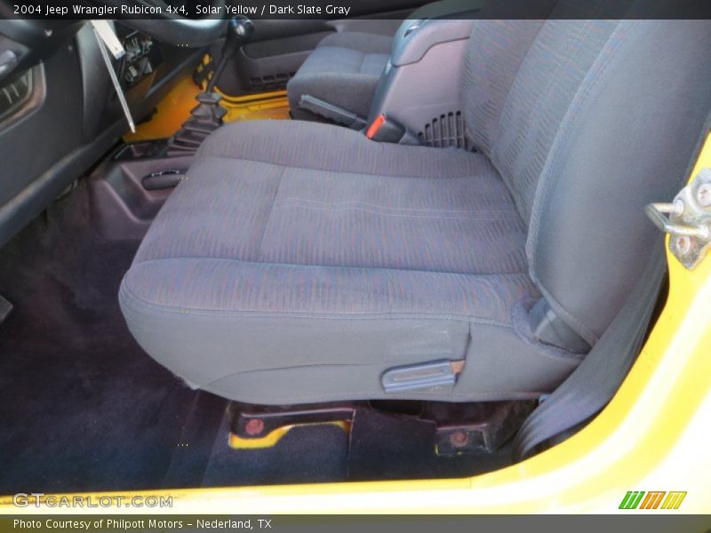 Solar Yellow / Dark Slate Gray 2004 Jeep Wrangler Rubicon 4x4