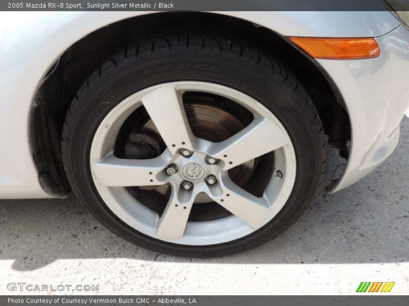 Sunlight Silver Metallic / Black 2005 Mazda RX-8 Sport