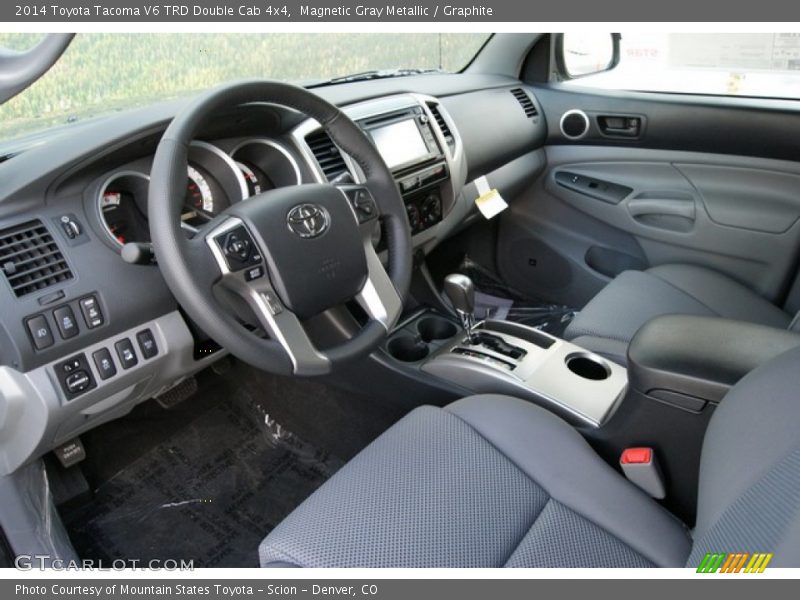  2014 Tacoma V6 TRD Double Cab 4x4 Graphite Interior
