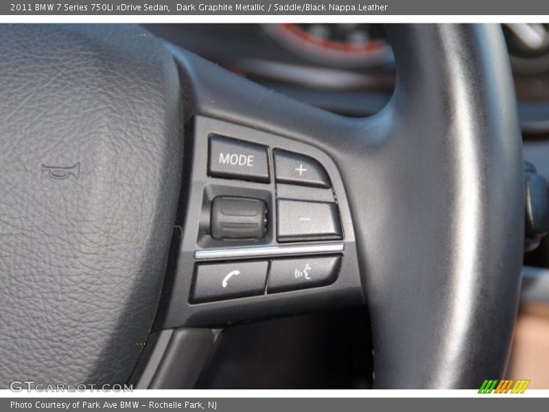 Dark Graphite Metallic / Saddle/Black Nappa Leather 2011 BMW 7 Series 750Li xDrive Sedan
