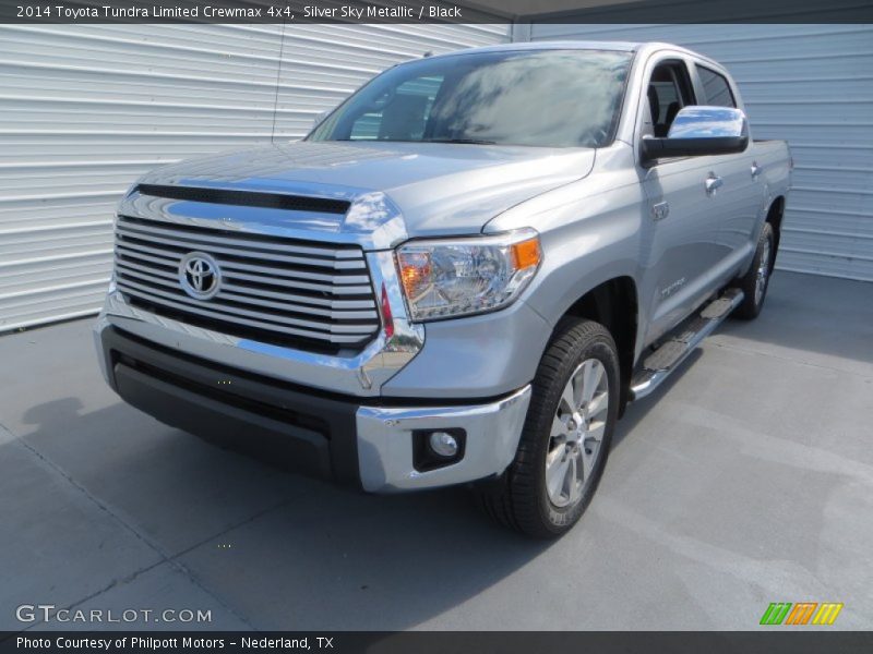 Silver Sky Metallic / Black 2014 Toyota Tundra Limited Crewmax 4x4