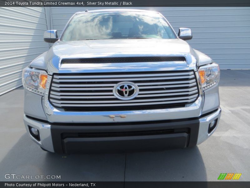 Silver Sky Metallic / Black 2014 Toyota Tundra Limited Crewmax 4x4