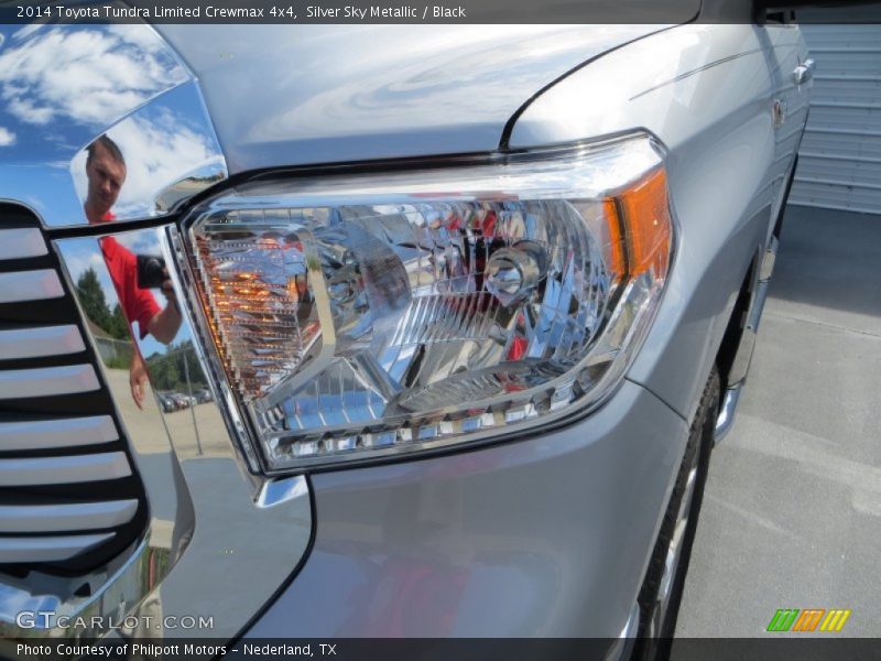 Silver Sky Metallic / Black 2014 Toyota Tundra Limited Crewmax 4x4