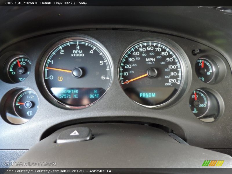 Onyx Black / Ebony 2009 GMC Yukon XL Denali