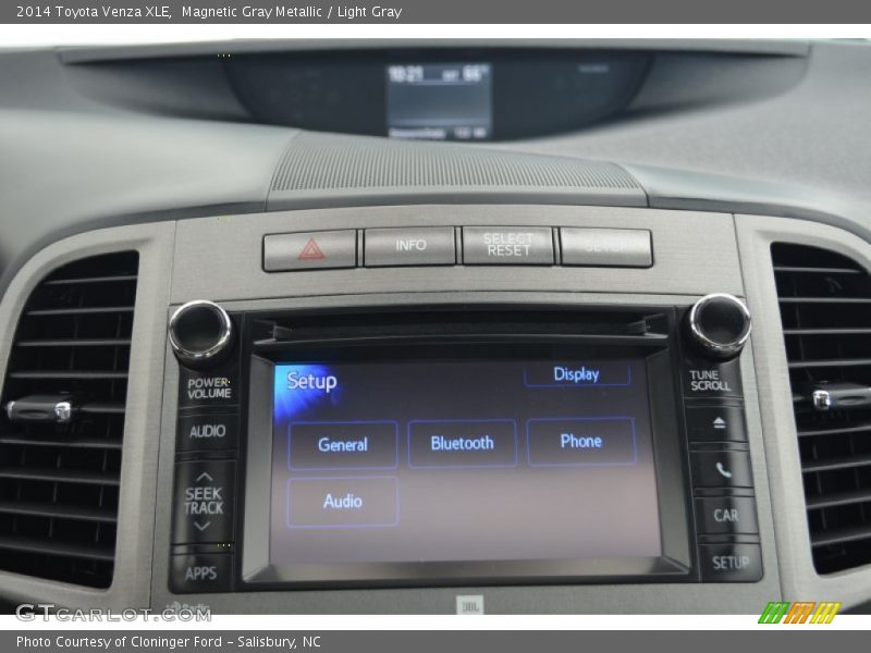 Controls of 2014 Venza XLE