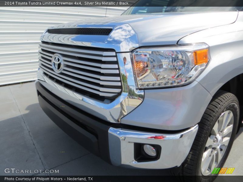 Silver Sky Metallic / Black 2014 Toyota Tundra Limited Crewmax 4x4