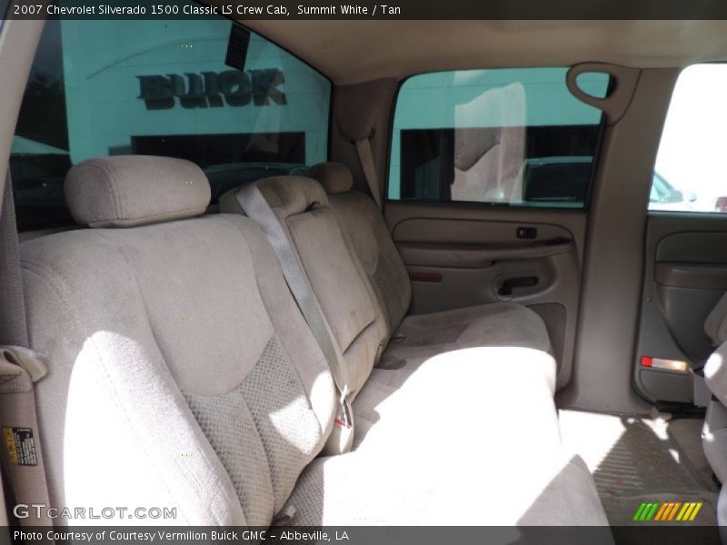 Summit White / Tan 2007 Chevrolet Silverado 1500 Classic LS Crew Cab