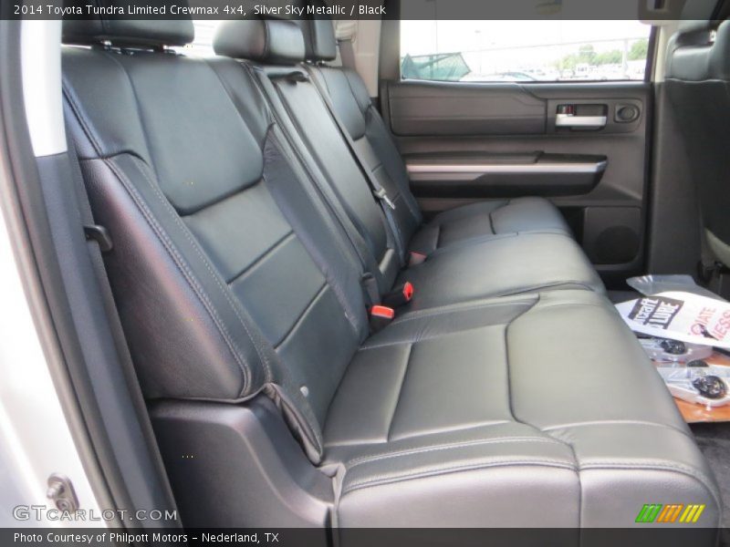 Rear Seat of 2014 Tundra Limited Crewmax 4x4