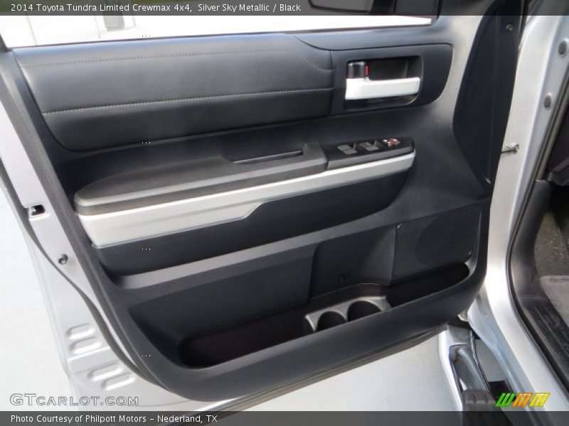 Silver Sky Metallic / Black 2014 Toyota Tundra Limited Crewmax 4x4
