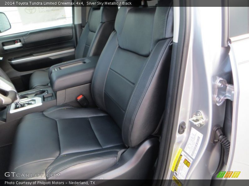 Front Seat of 2014 Tundra Limited Crewmax 4x4