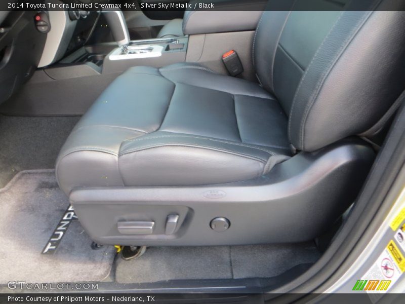 Front Seat of 2014 Tundra Limited Crewmax 4x4