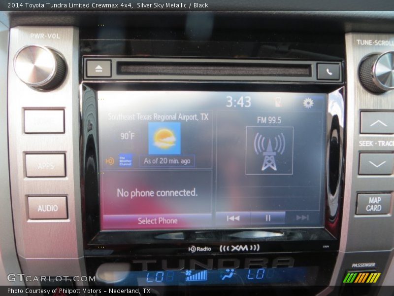 Silver Sky Metallic / Black 2014 Toyota Tundra Limited Crewmax 4x4