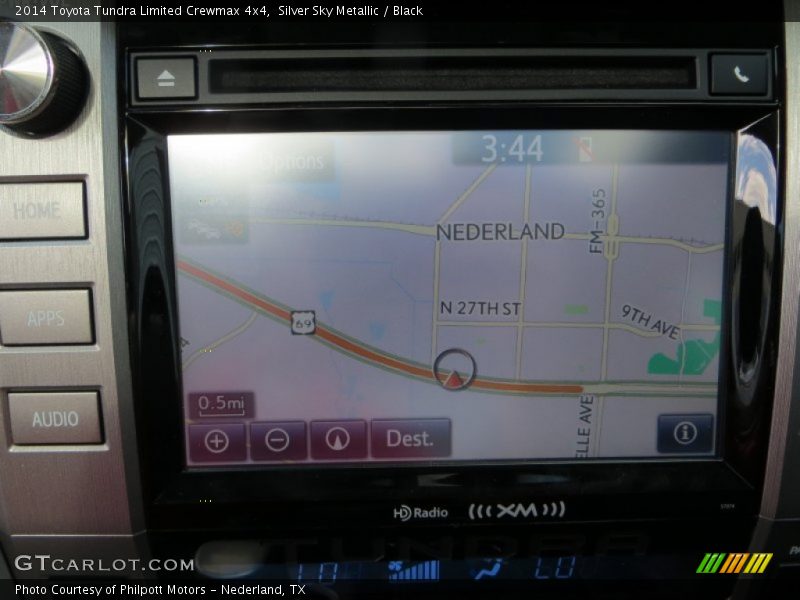 Silver Sky Metallic / Black 2014 Toyota Tundra Limited Crewmax 4x4