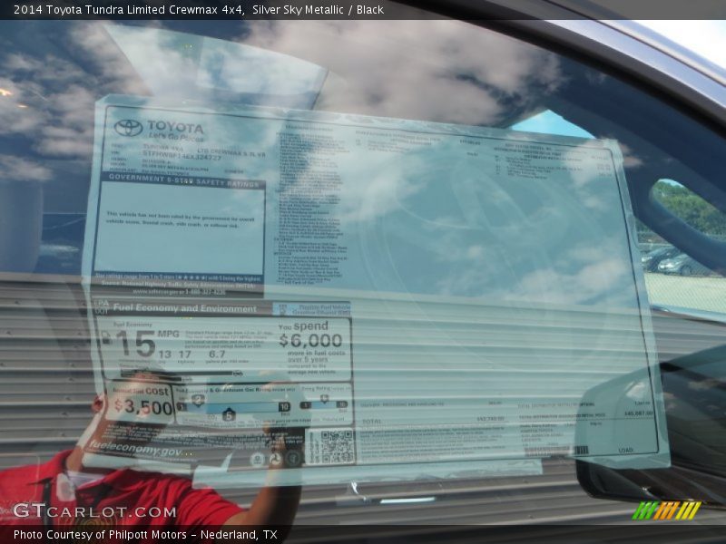 Silver Sky Metallic / Black 2014 Toyota Tundra Limited Crewmax 4x4