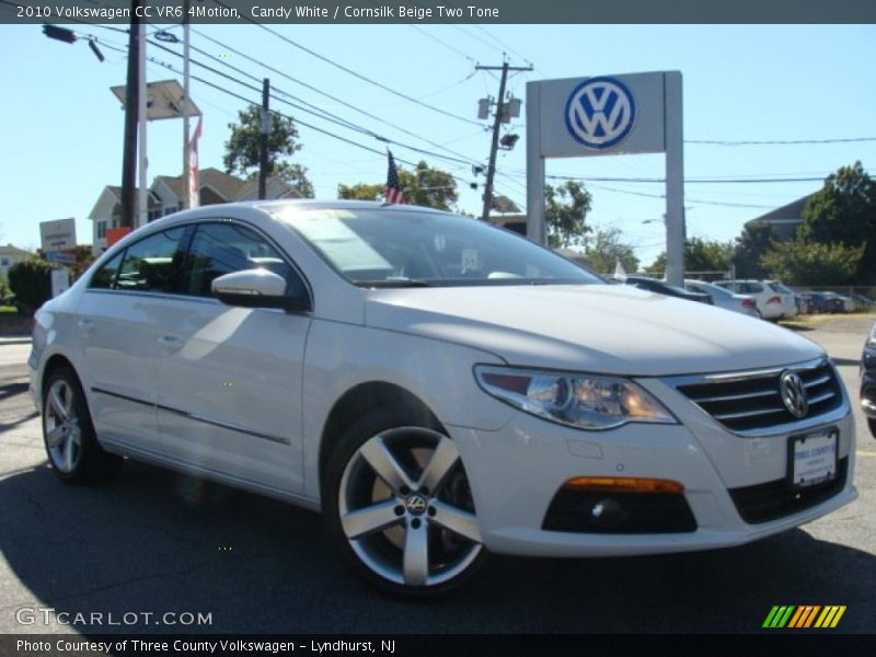 Candy White / Cornsilk Beige Two Tone 2010 Volkswagen CC VR6 4Motion