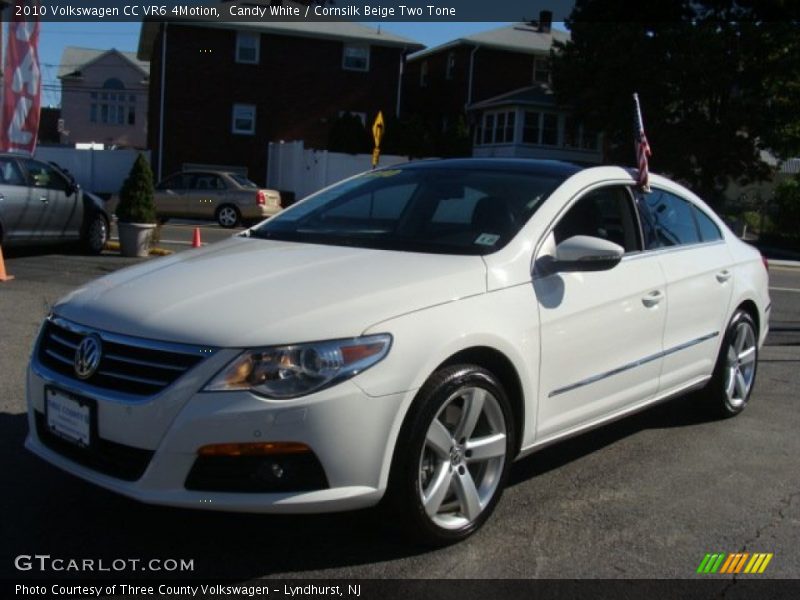 Candy White / Cornsilk Beige Two Tone 2010 Volkswagen CC VR6 4Motion