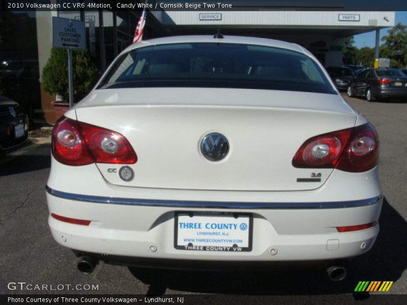 Candy White / Cornsilk Beige Two Tone 2010 Volkswagen CC VR6 4Motion