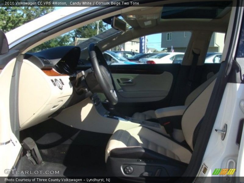 Candy White / Cornsilk Beige Two Tone 2010 Volkswagen CC VR6 4Motion