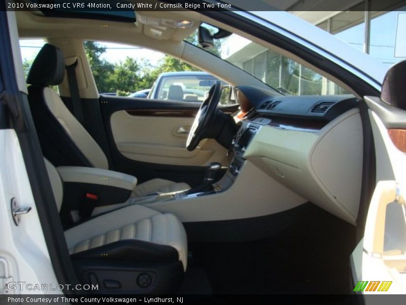 Candy White / Cornsilk Beige Two Tone 2010 Volkswagen CC VR6 4Motion