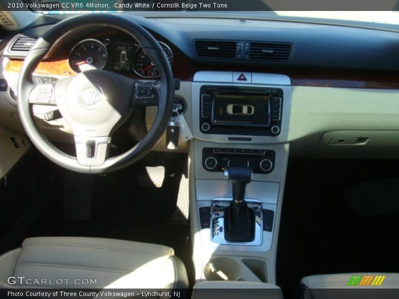Candy White / Cornsilk Beige Two Tone 2010 Volkswagen CC VR6 4Motion