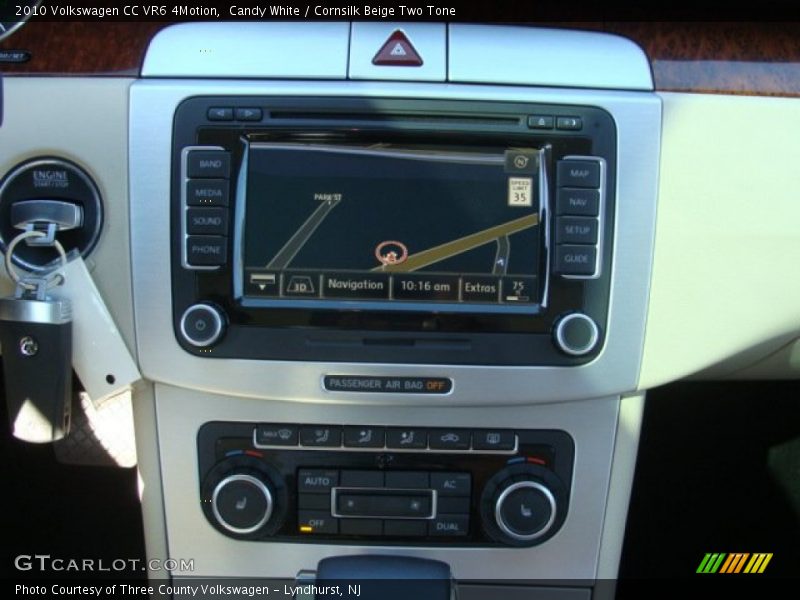 Candy White / Cornsilk Beige Two Tone 2010 Volkswagen CC VR6 4Motion