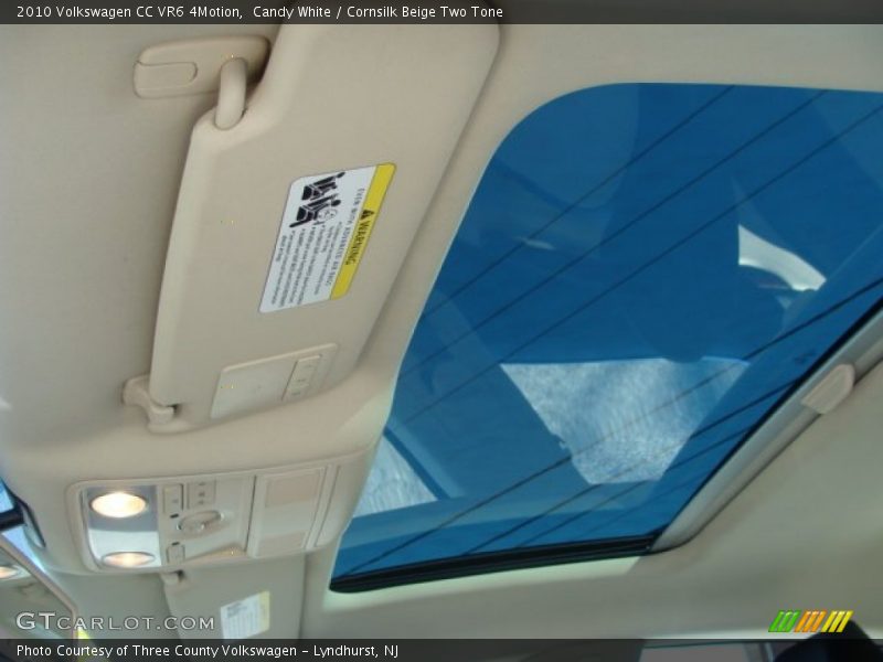 Candy White / Cornsilk Beige Two Tone 2010 Volkswagen CC VR6 4Motion