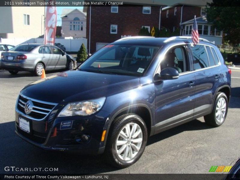 Night Blue Metallic / Charcoal 2011 Volkswagen Tiguan SE 4Motion