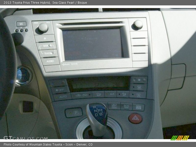 Sea Glass Pearl / Bisque 2013 Toyota Prius Three Hybrid