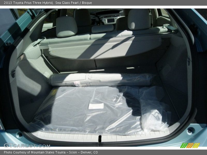 Sea Glass Pearl / Bisque 2013 Toyota Prius Three Hybrid