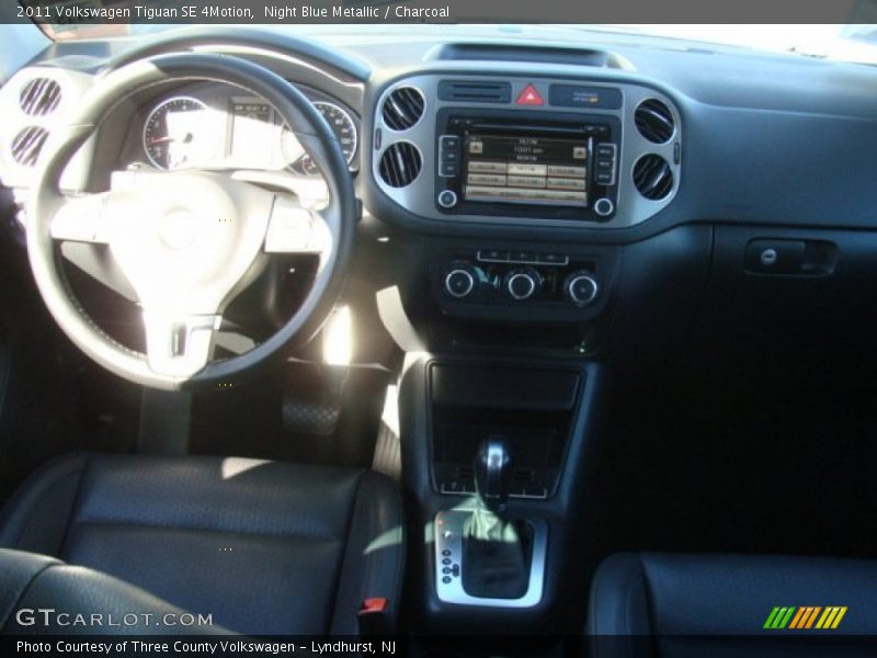 Night Blue Metallic / Charcoal 2011 Volkswagen Tiguan SE 4Motion