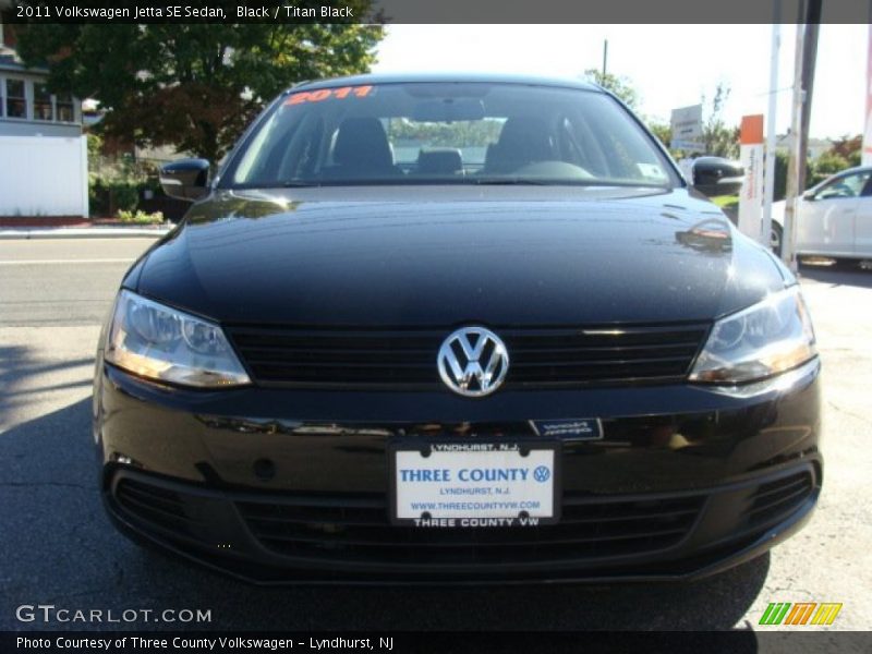 Black / Titan Black 2011 Volkswagen Jetta SE Sedan