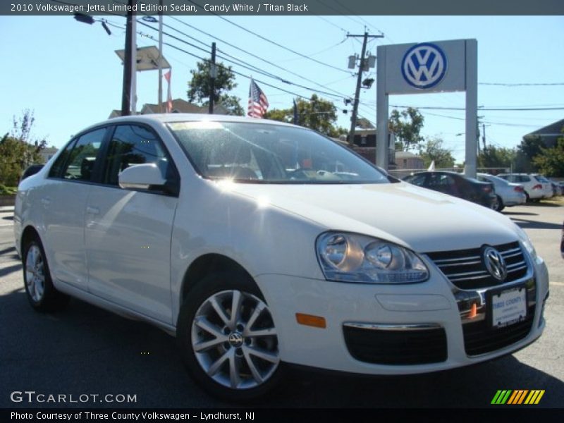 Candy White / Titan Black 2010 Volkswagen Jetta Limited Edition Sedan