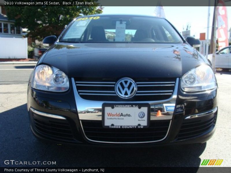 Black / Titan Black 2010 Volkswagen Jetta SE Sedan