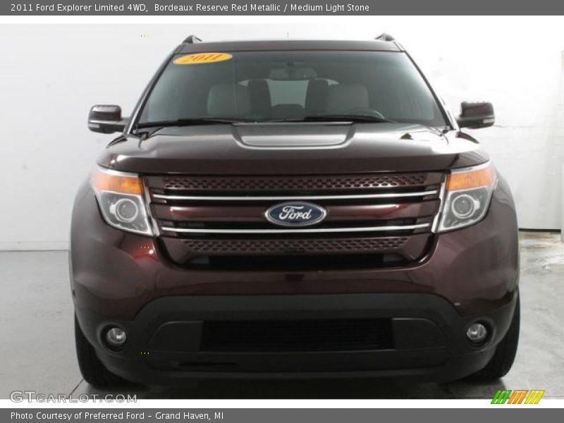Bordeaux Reserve Red Metallic / Medium Light Stone 2011 Ford Explorer Limited 4WD