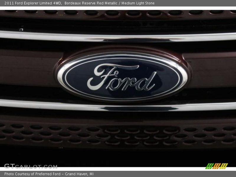 Bordeaux Reserve Red Metallic / Medium Light Stone 2011 Ford Explorer Limited 4WD
