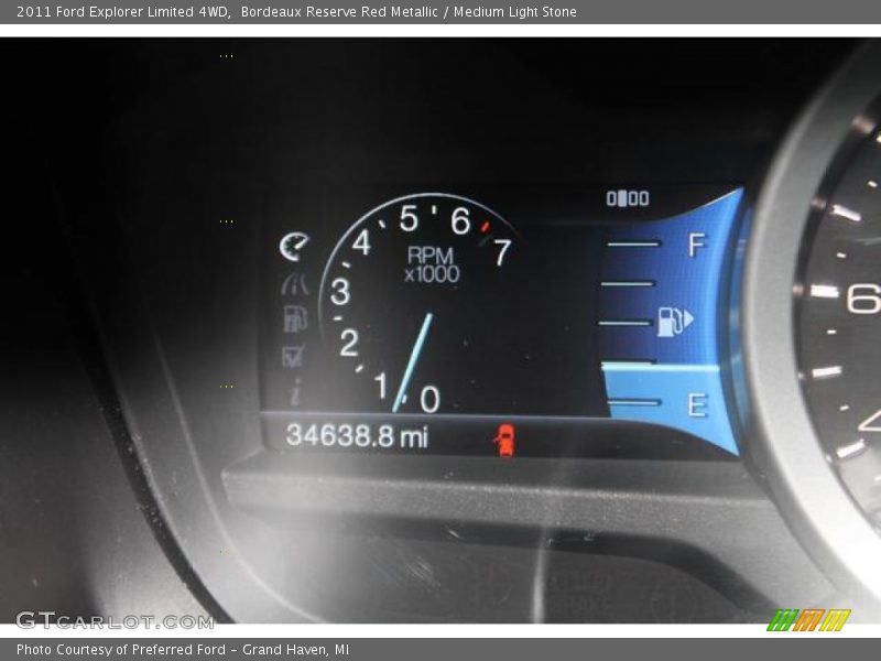 Bordeaux Reserve Red Metallic / Medium Light Stone 2011 Ford Explorer Limited 4WD