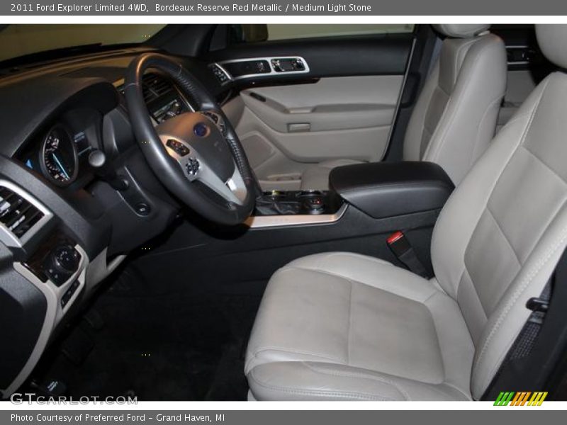 Bordeaux Reserve Red Metallic / Medium Light Stone 2011 Ford Explorer Limited 4WD