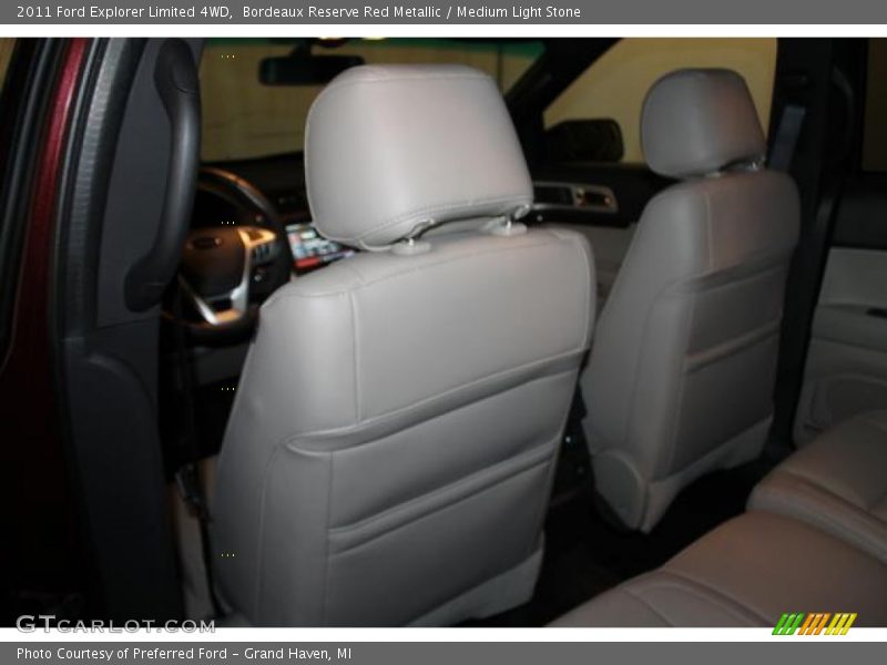 Bordeaux Reserve Red Metallic / Medium Light Stone 2011 Ford Explorer Limited 4WD