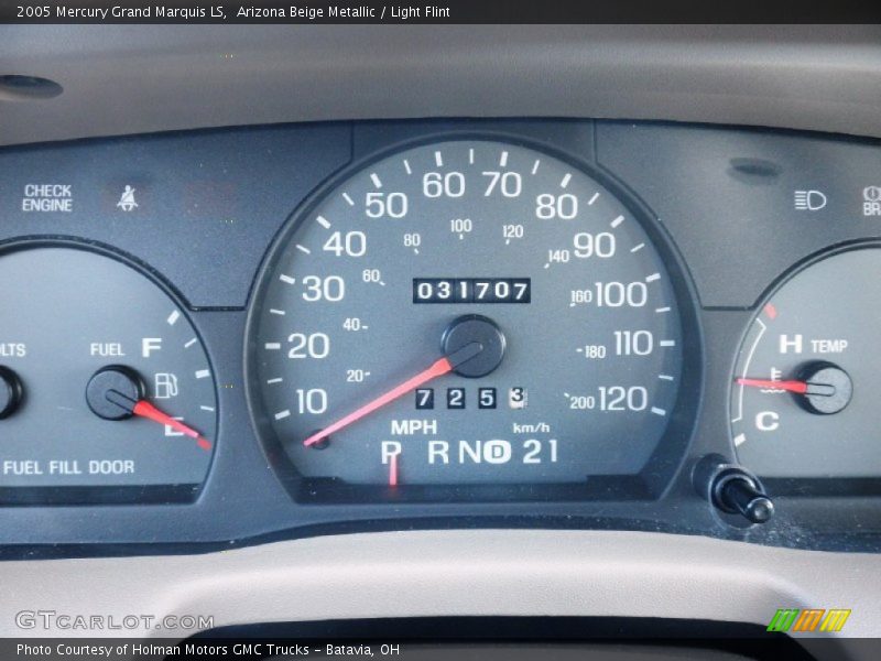Arizona Beige Metallic / Light Flint 2005 Mercury Grand Marquis LS
