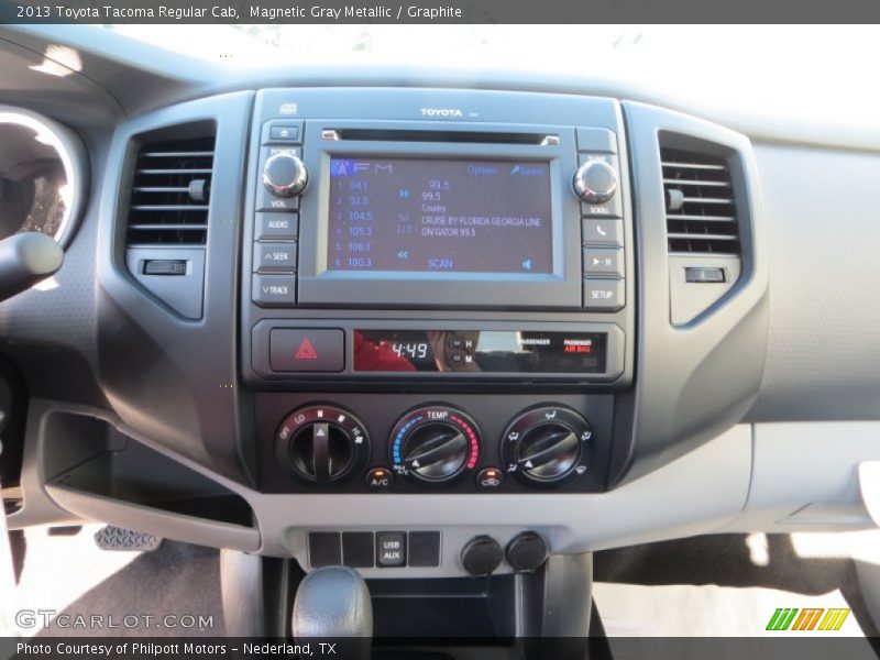 Magnetic Gray Metallic / Graphite 2013 Toyota Tacoma Regular Cab
