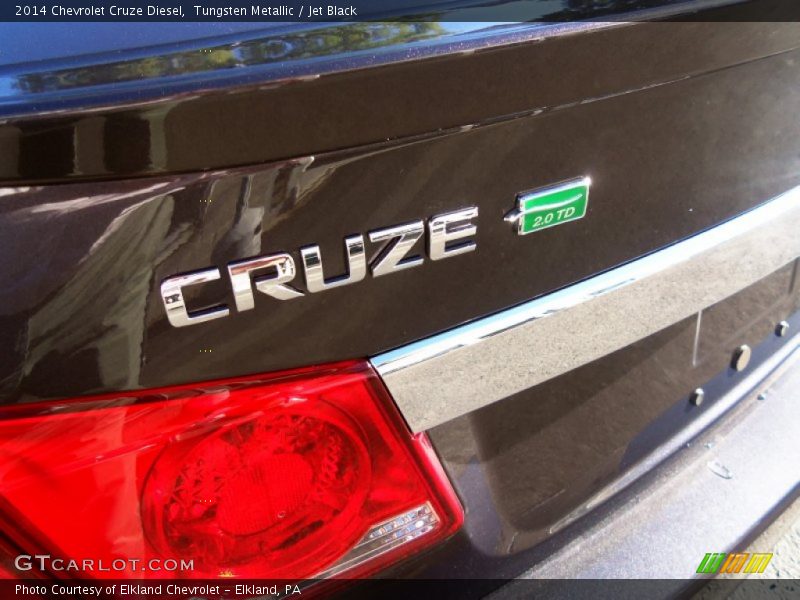 Tungsten Metallic / Jet Black 2014 Chevrolet Cruze Diesel
