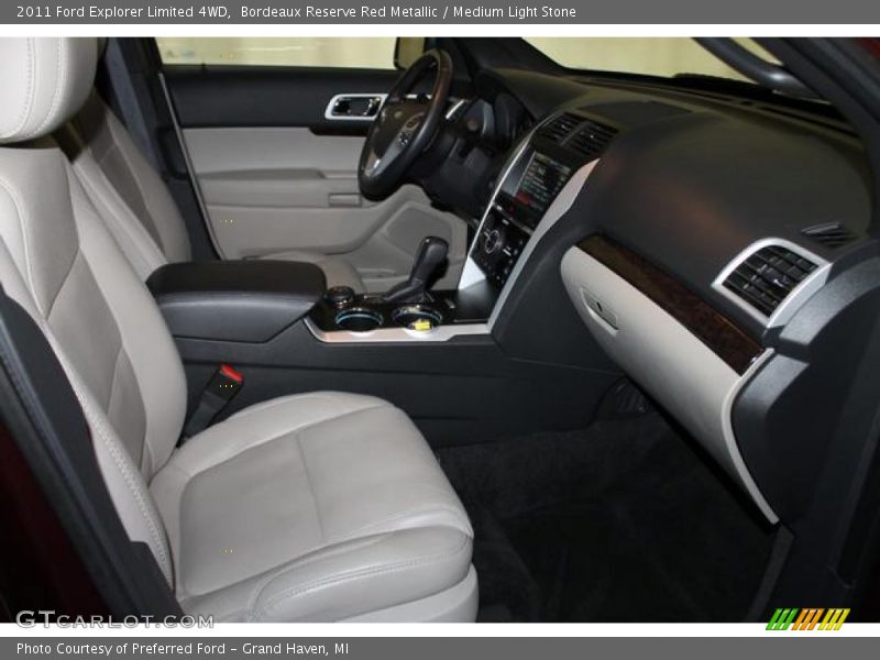 Bordeaux Reserve Red Metallic / Medium Light Stone 2011 Ford Explorer Limited 4WD