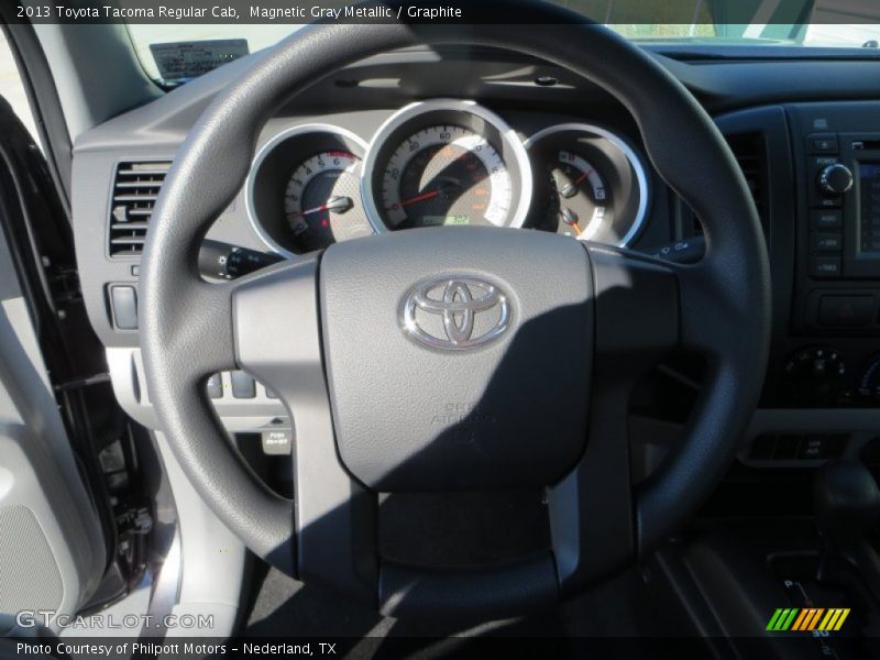 Magnetic Gray Metallic / Graphite 2013 Toyota Tacoma Regular Cab