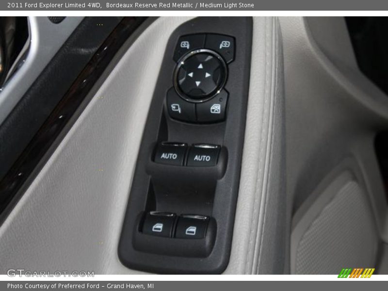 Bordeaux Reserve Red Metallic / Medium Light Stone 2011 Ford Explorer Limited 4WD