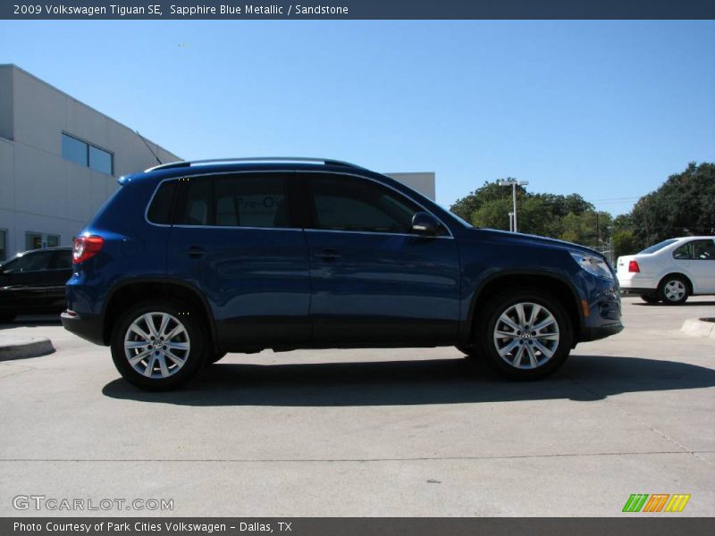 Sapphire Blue Metallic / Sandstone 2009 Volkswagen Tiguan SE