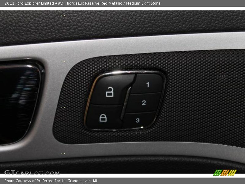 Bordeaux Reserve Red Metallic / Medium Light Stone 2011 Ford Explorer Limited 4WD